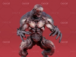 毁灭战士异形怪物C4D模型 doomxxtt