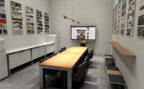 小型会议室C4D模型 3D Meeting Room Scene