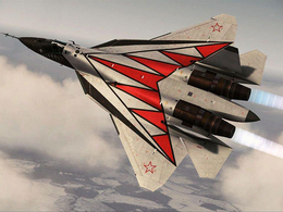 俄罗斯苏-57战斗机歼击机PAC-FA