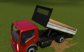 翻斗货车C4D模型