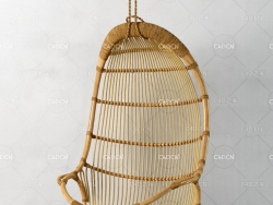 单人吊篮藤椅C4D模型 contemporary outdoor chairs