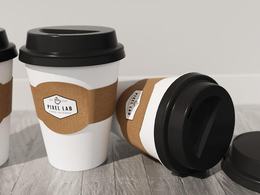 C4D Octane Render咖啡纸杯模型 Paper Coffee Cup