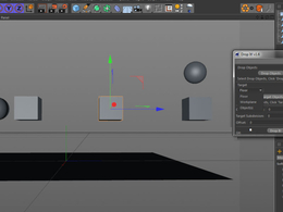 C4D物体对齐地面脚本 Plugin Drop iT