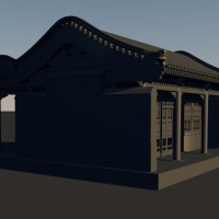 古建模型：寺庙古建 Ancient temples