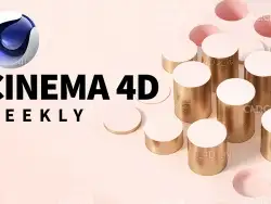 C4D运动图形MG动画技巧教程 Lynda Cinema 4D Weekly