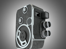 C4D复古式相机 老式相机模型 Guga Abramishvili Vintage Camera