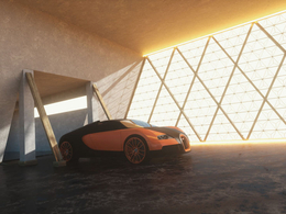 C4D Octane汽车展示场景模型工程 Car Display Scene