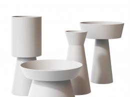 旋转陶瓷花瓶Adriani e Rossi品牌装饰品3D模型素材下载Giravolta Ceramic Vases by Ad