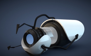 科幻激光枪C4D模型 Portal Gun