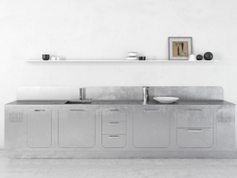 整体厨房厨柜c4d模型Kitchen cabinet - 036