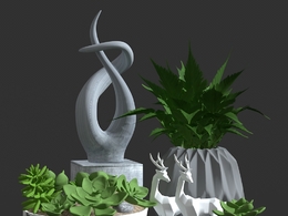 室内摆件工艺品装饰品Modern decorative set