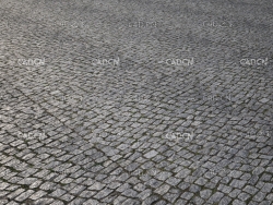 分块的石头地面无缝贴图模型 cobblestone