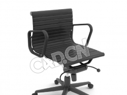 办公室电脑椅办公家具C4D模型