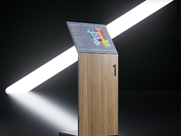 商超配套：商场楼层立式导向标识牌