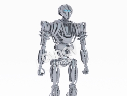 科幻金属机器人Robot ZEG4000