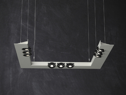 室内灯具模型：垂吊灯架射灯