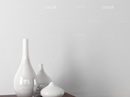 摆件装饰品c4d装饰花瓶书本模型下载