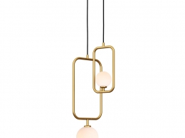 大小搭配圆形吊灯3D模型素材下载Sircle Pendant S and L by Seed Design