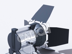 C4D室内灯投射灯模型 Video Production Pack - Studio Lamp