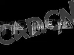 C4D史诗金属立体字电影片头文字标题文字模型 Epic Metal 3d model