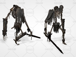 骷髅战士 Ancient Skeleton Warrior 3D model