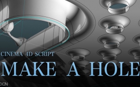 C4D打孔脚本（MakeHole.CSC）