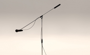 麦克风架C4D模型 Microphone with stand