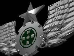 陆军胸标模型