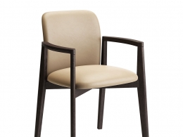 西洛PW款扶手椅3D模型素材下载Siloe PW Armchair by Frag