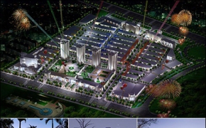 房地产新区开发3D鸟瞰场景模型 Modern Architecture Collection