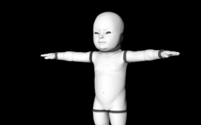 小胖孩子C4D模型