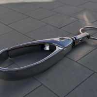 钥匙扣C4D模型 Keychain 3D model