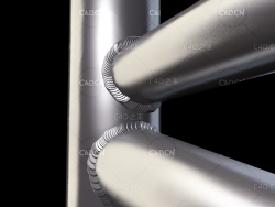 C4D不锈钢管焊接制作模型工程 3D WELDING EFFECT Modeling in Cinema 4D