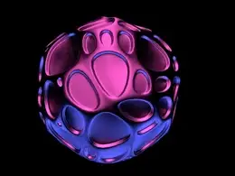 C4D颤动的球体动画工程 Sphere animation