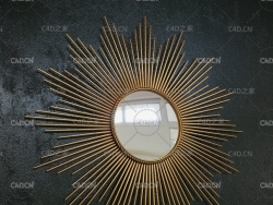 梳妆镜 太阳镜C4D模型 Octane Sun Mirror Scene