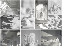 C4D练习场景模型