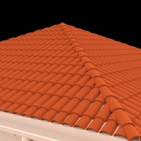 C4D屋顶瓦片生成插件 Tuile Generator 2.0.10（Cinema4D R13/14/15）