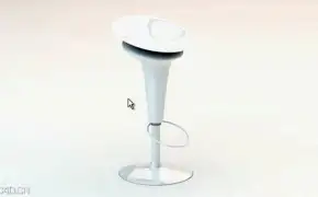 C4D高脚椅建模渲染教程How to model a Cool Rotating Chair