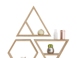 木制装饰架子壁架c4d模型下载