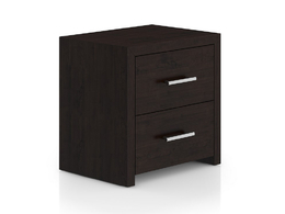 黑色实木床头柜C4D模型下载bedside cupboard