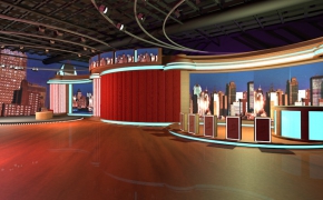 演播室C4D模型 Studio