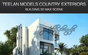 欧美农村建设住宅3D场景模型合集 Teelan Models Country Building Residential Scene