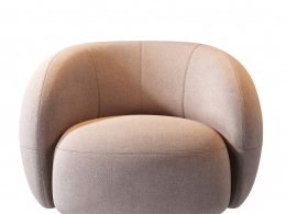 塔奇尼朱莉普扶手椅3D模型素材下载Julep Armchair by Tacchini