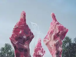 C4D户外悬浮的科幻流体创意工程 SLIMJANES TISLIKESPE