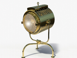 聚光灯 射灯C4D模型 Cinema4D Spotlight Lamp 3D Model