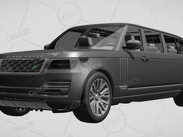 路虎揽胜svautobiography豪华汽车2019款C4D汽车模型下载