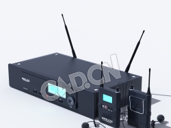 C4D无线对讲话筒模型 Video Production Pack - Wireless Lav Mics