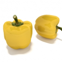 黄辣椒C4D模型 paprika 002