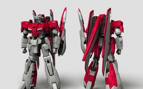 MSZ-006系列机动战士C4D模型 MSZ-006 Zeta Plus