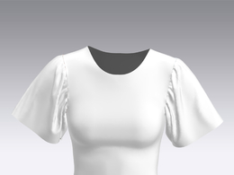 c4d模型女性衣服上衣Sleeves-31